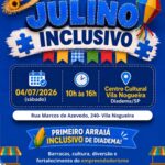 Primeiro Arraiá Inclusivo de Diadema transforma acolhimento em política comunitária e fortalece famílias atípicas