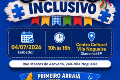 Primeiro Arraiá Inclusivo de Diadema transforma acolhimento em política comunitária e fortalece famílias atípicas
