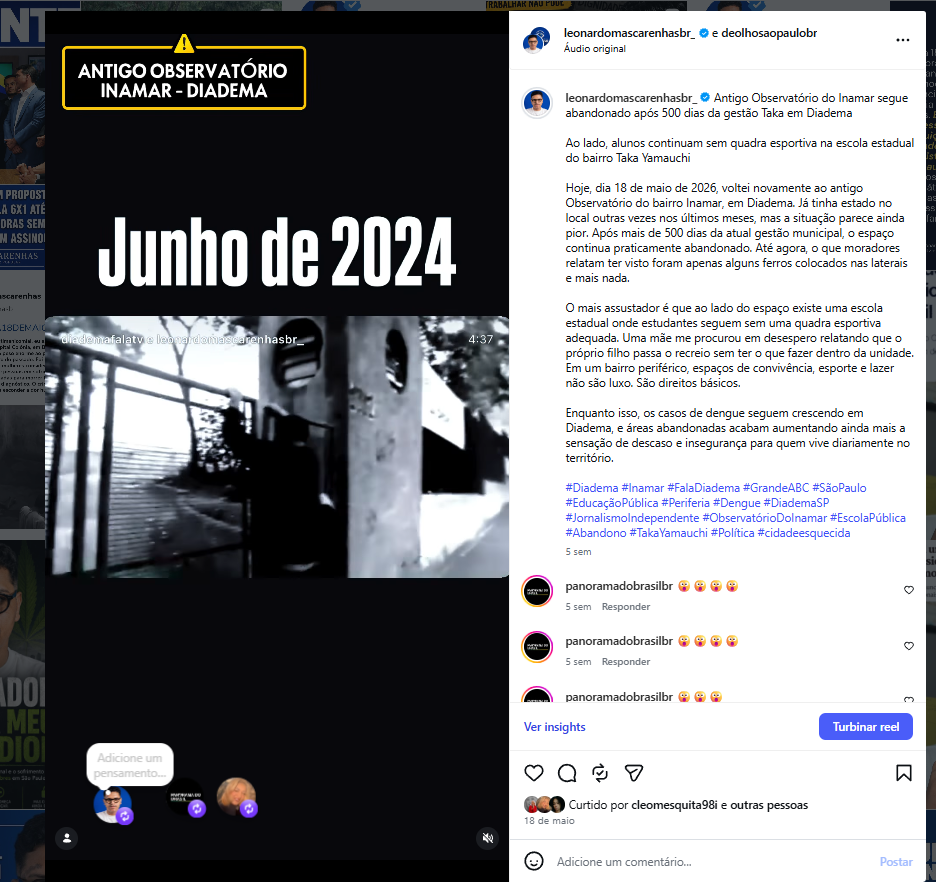 Nova geração e velhos grupos disputam espaço na corrida pela Alesp em Diadema