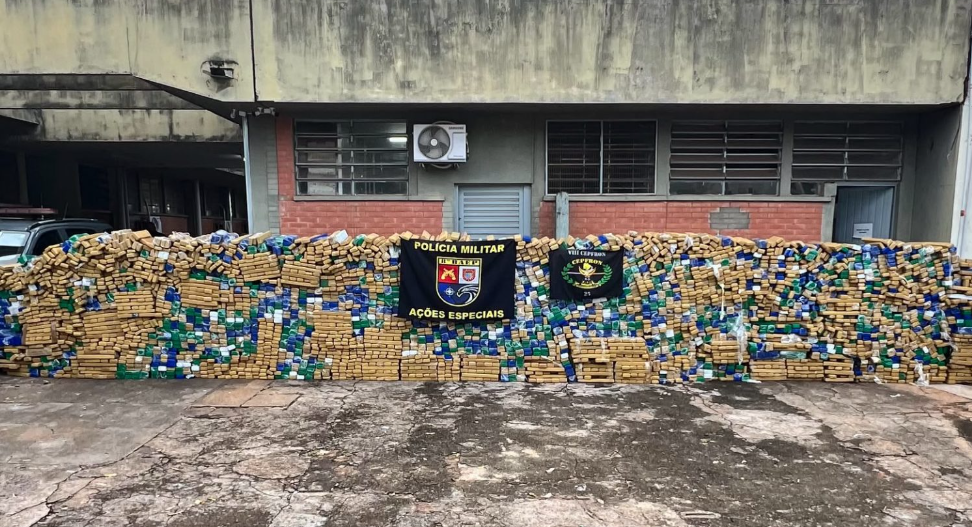Operação conjunta apreende 4,3 toneladas de maconha no interior de São Paulo e causa prejuízo de R$ 8,6 milhões ao crime organizado