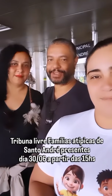 SANTO ANDRÉ | Famílias atípicas ocupam Tribuna Livre da Câmara para defender direitos e inclusão